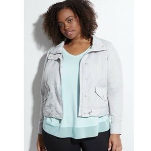 Lane Bryant LIVI Active Bomber Jacket
